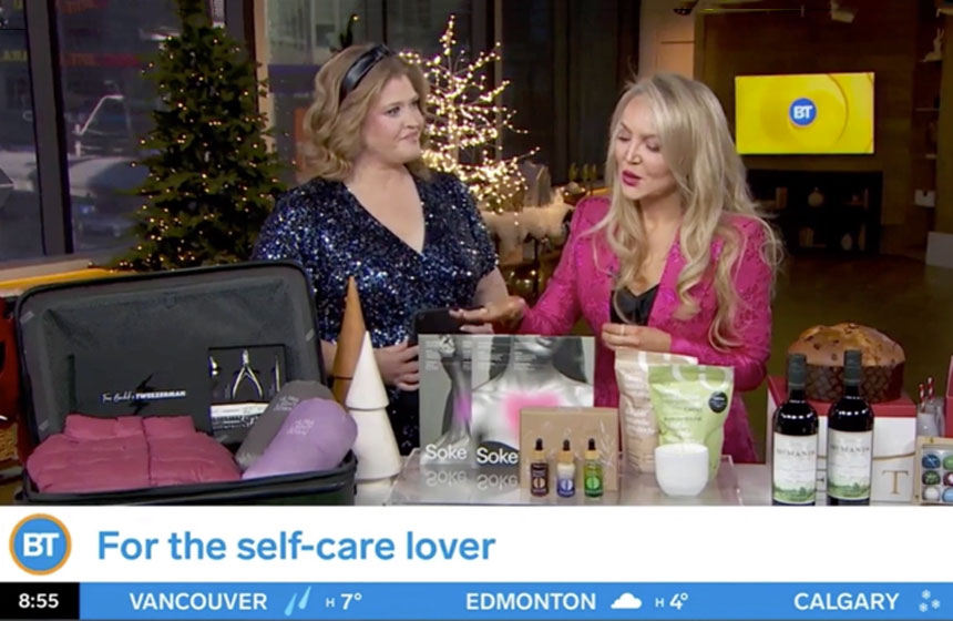 For the self care lover Soke hydrogel patches the best gift to give this holiday season as seen on Breakfast TV
